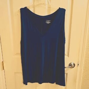 Lane Bryant Women's Blue Sleeveless Top